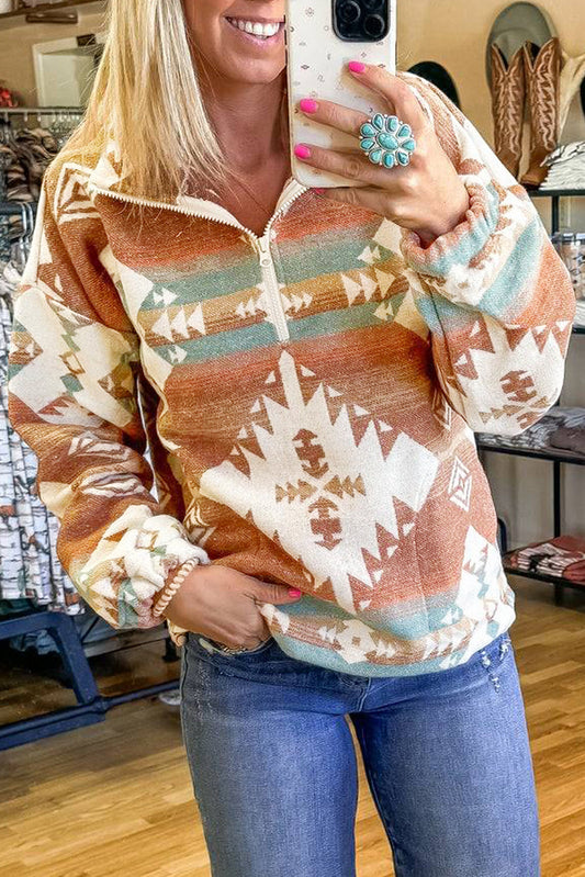 Aztec Quarter Zip FB