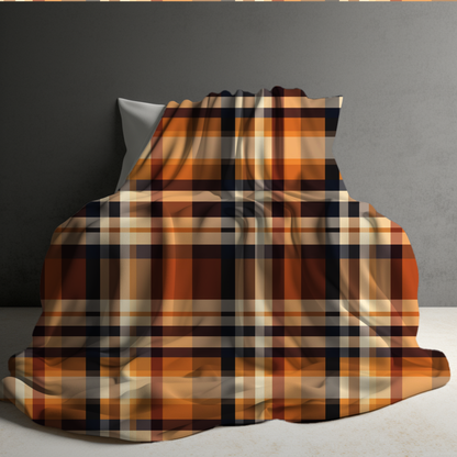 Blanket - Halloween - Plaid #3 - PREORDER