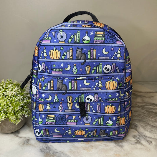 Mini Backpack - Halloween - Potion Spell Book Shelf
