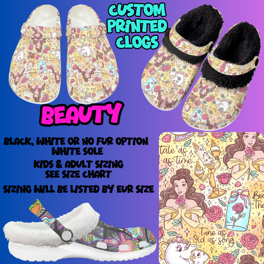 BEAUTY-CLOG 7 RUN-PREORDER CLOSING 10/17