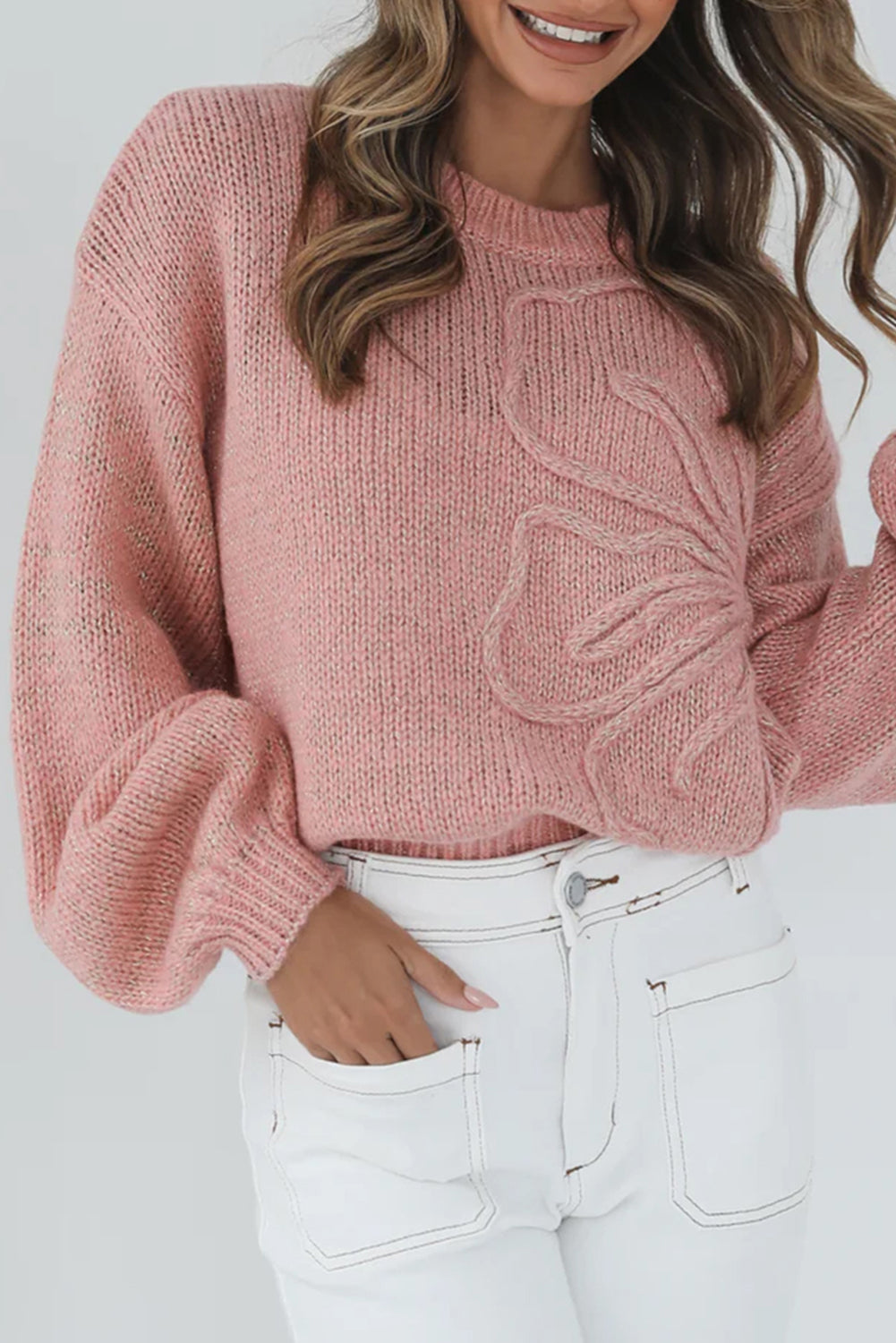 Big Flower Bubble Sweatshirt FB