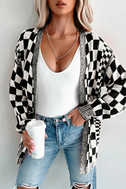 Checkered Cardigan *multiple colors* FB