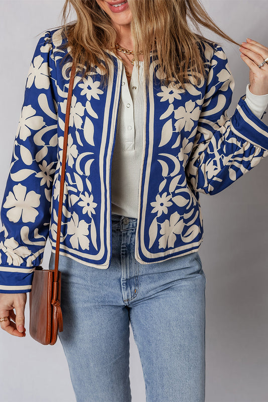 Blue Flower Jacket FB
