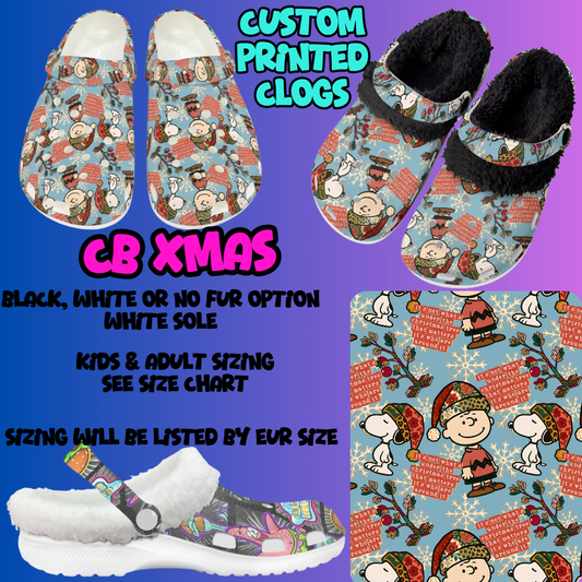 CB XMAS-CLOG 7 RUN-PREORDER CLOSING 10/17