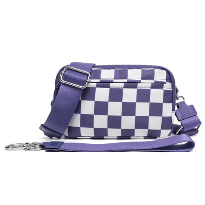 Remi - Nylon Crossbody Checkered