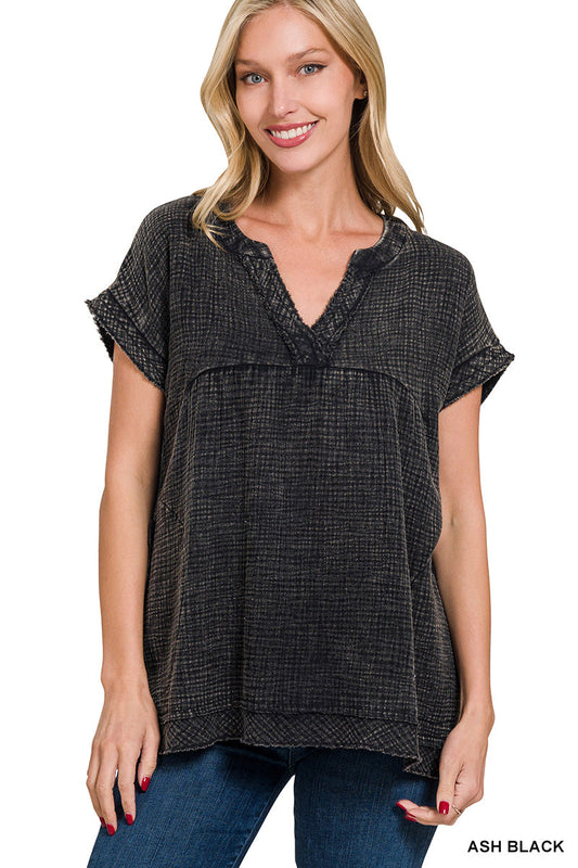 Double-Gauze Top Zenana New RTS