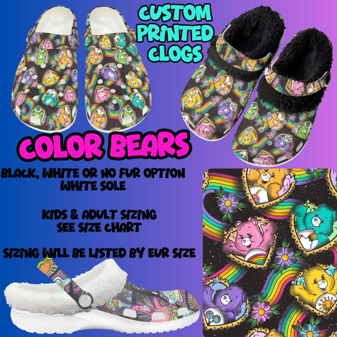 COLOR BEARS-CLOG 7 RUN-PREORDER CLOSING 10/17