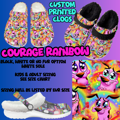 COURAGE RAINBOW-CLOG 7 RUN-PREORDER CLOSING 10/17