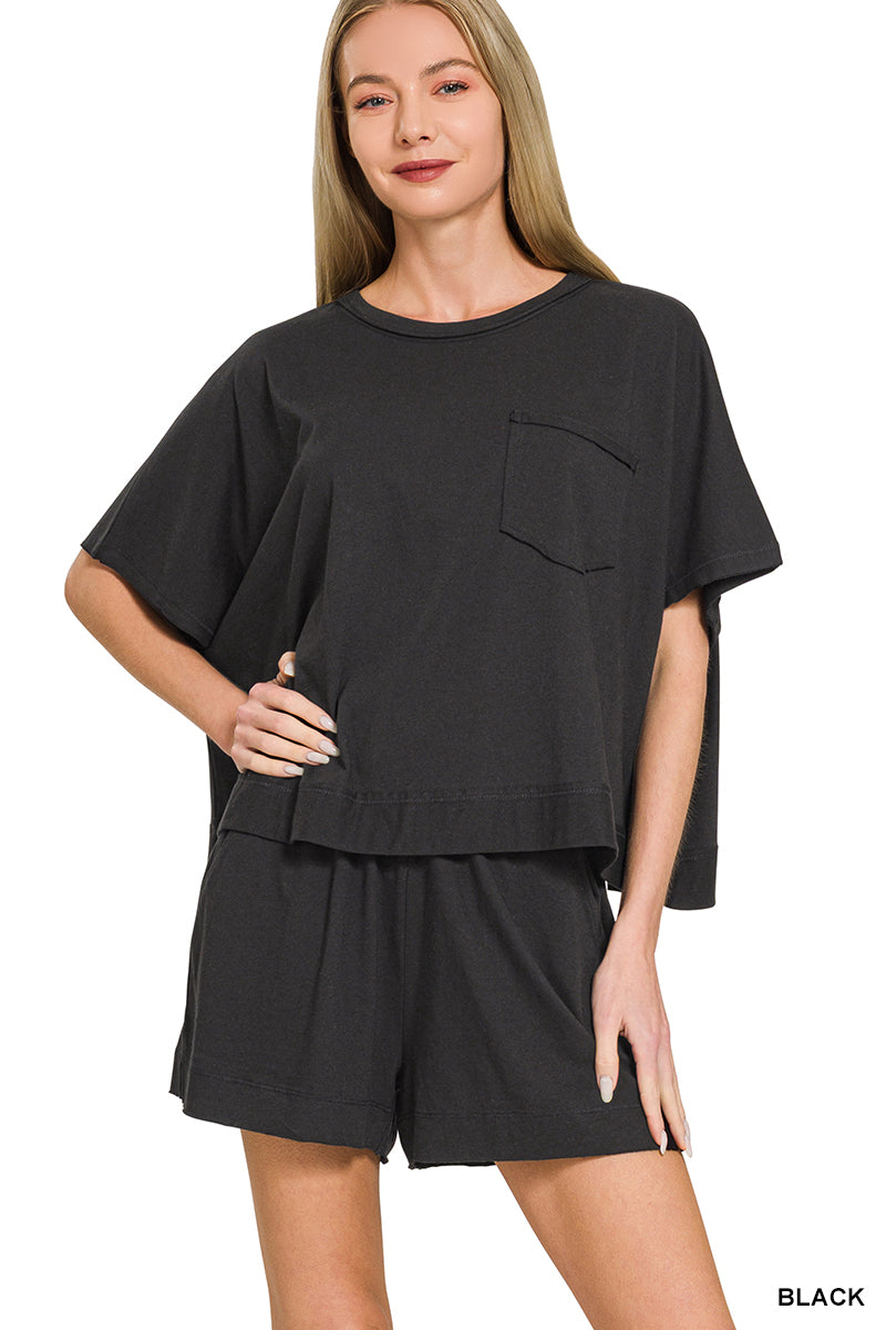 Exposed-Seam Boxy Set Zenana RTS