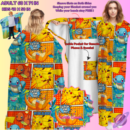 WEARABLE THROW RUN-CATCH COMIC-PREORDER CLOSING 8/31