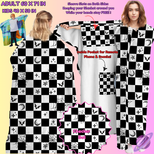 WEARABLE THROW RUN-CHECKER BAT-PREORDER CLOSING 8/31