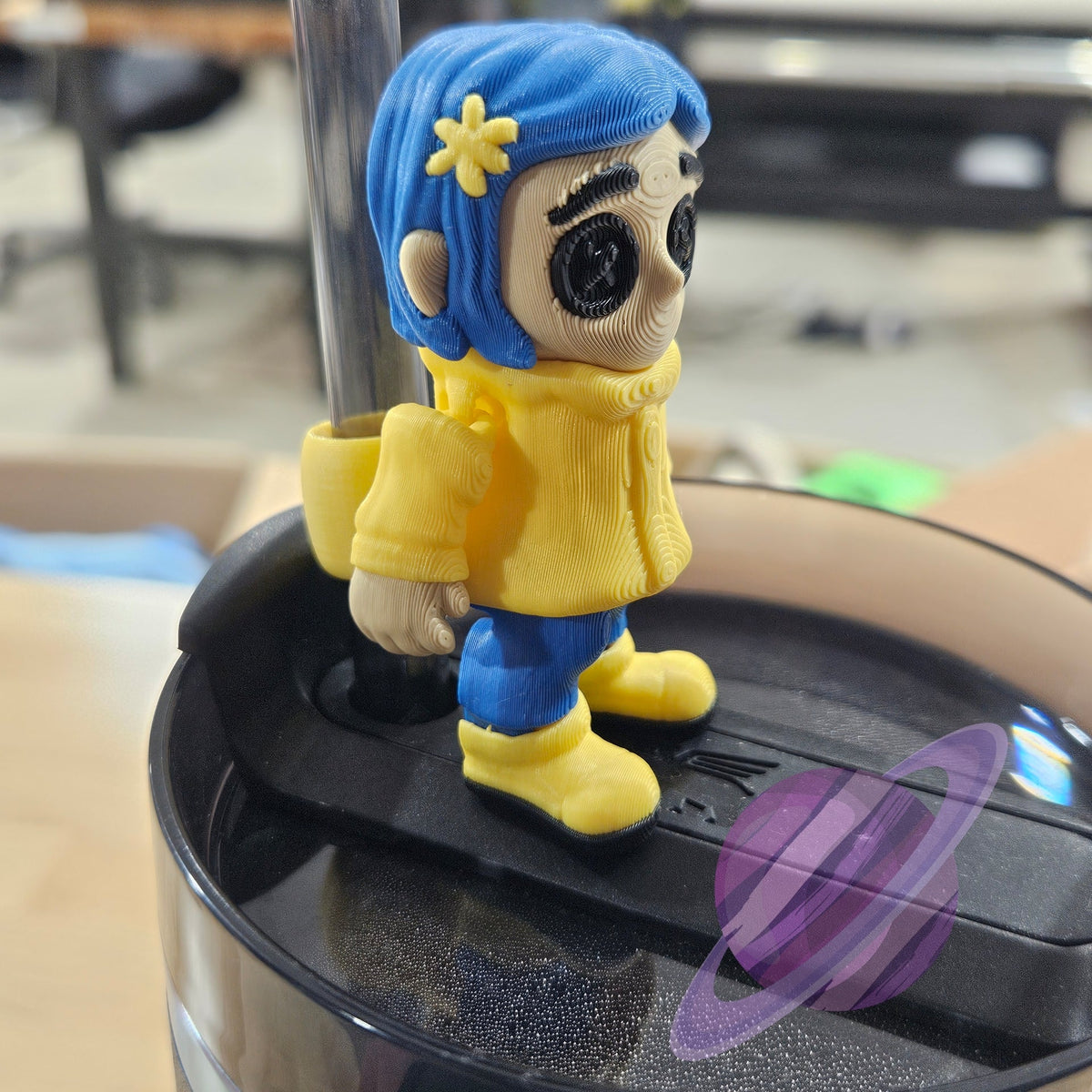 BUTTON EYES-3D PRINTED STRAW BUDDY