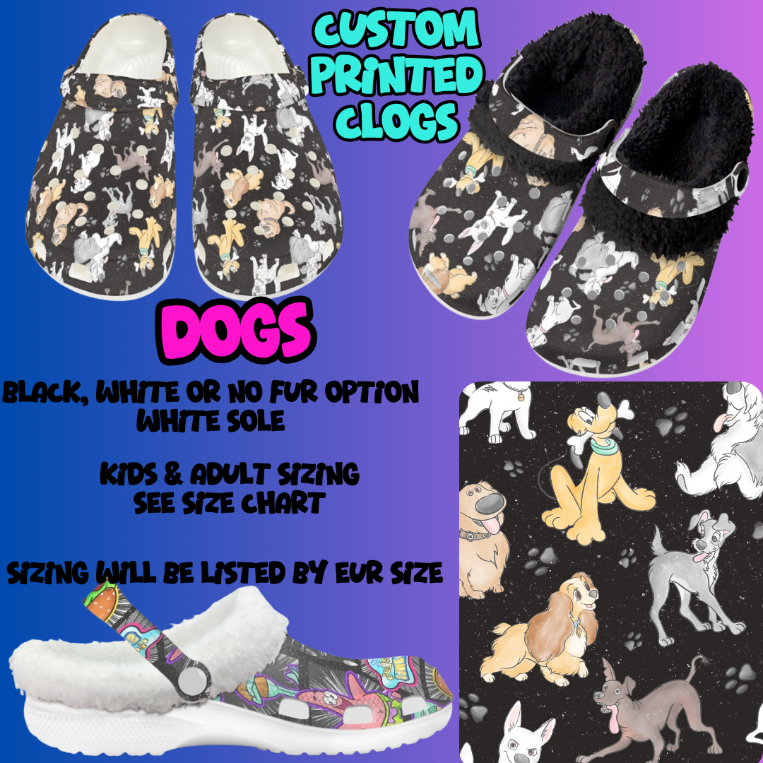 DOGS-CLOG 7 RUN-PREORDER CLOSING 10/17