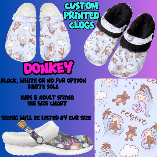 DONKEY-CLOG 7 RUN-PREORDER CLOSING 10/17