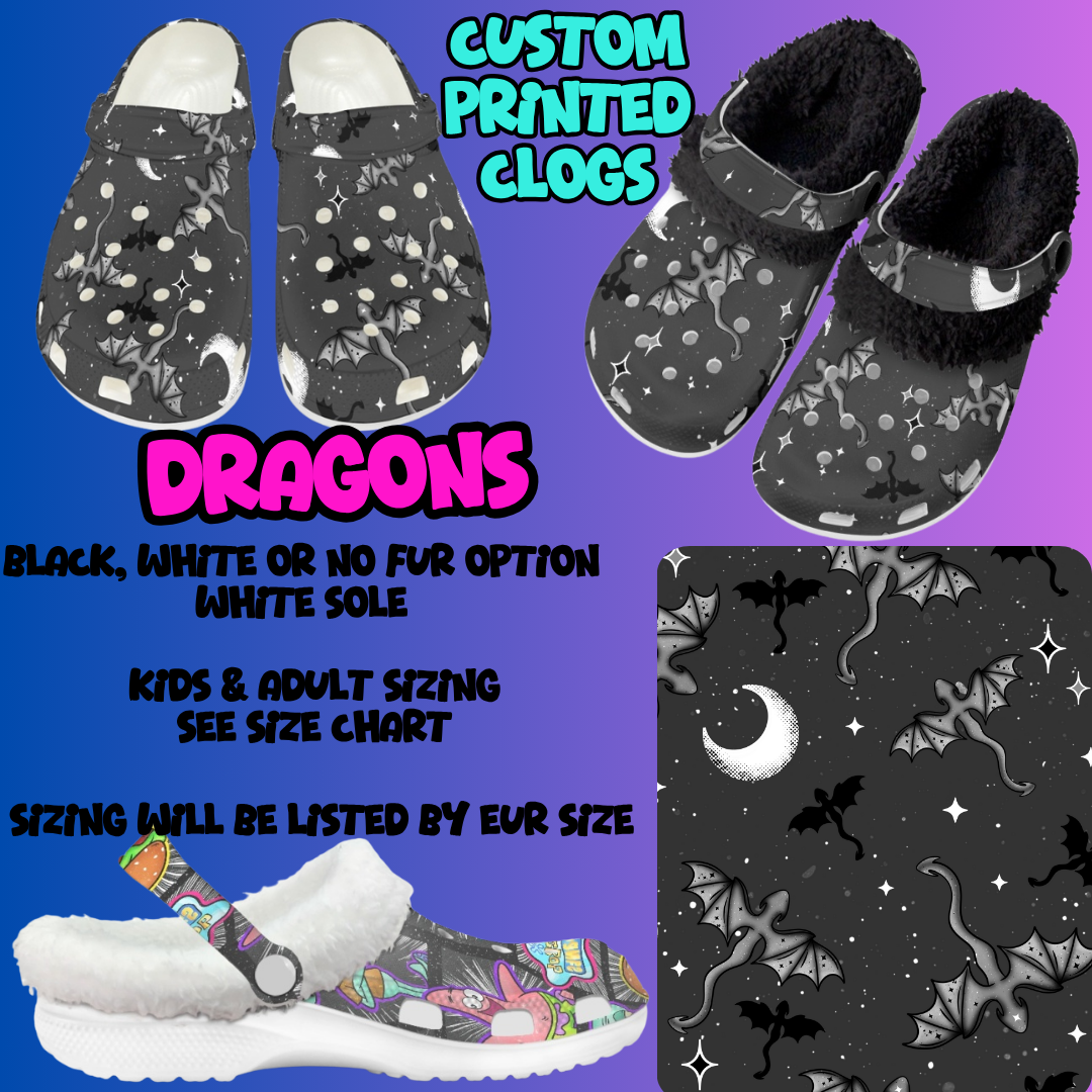 DRAGONS-CLOG 7 RUN-PREORDER CLOSING 10/17