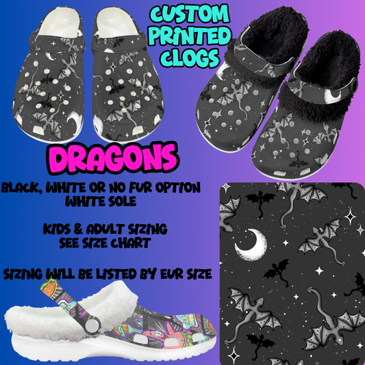 DRAGONS-CLOG 7 RUN-PREORDER CLOSING 10/17