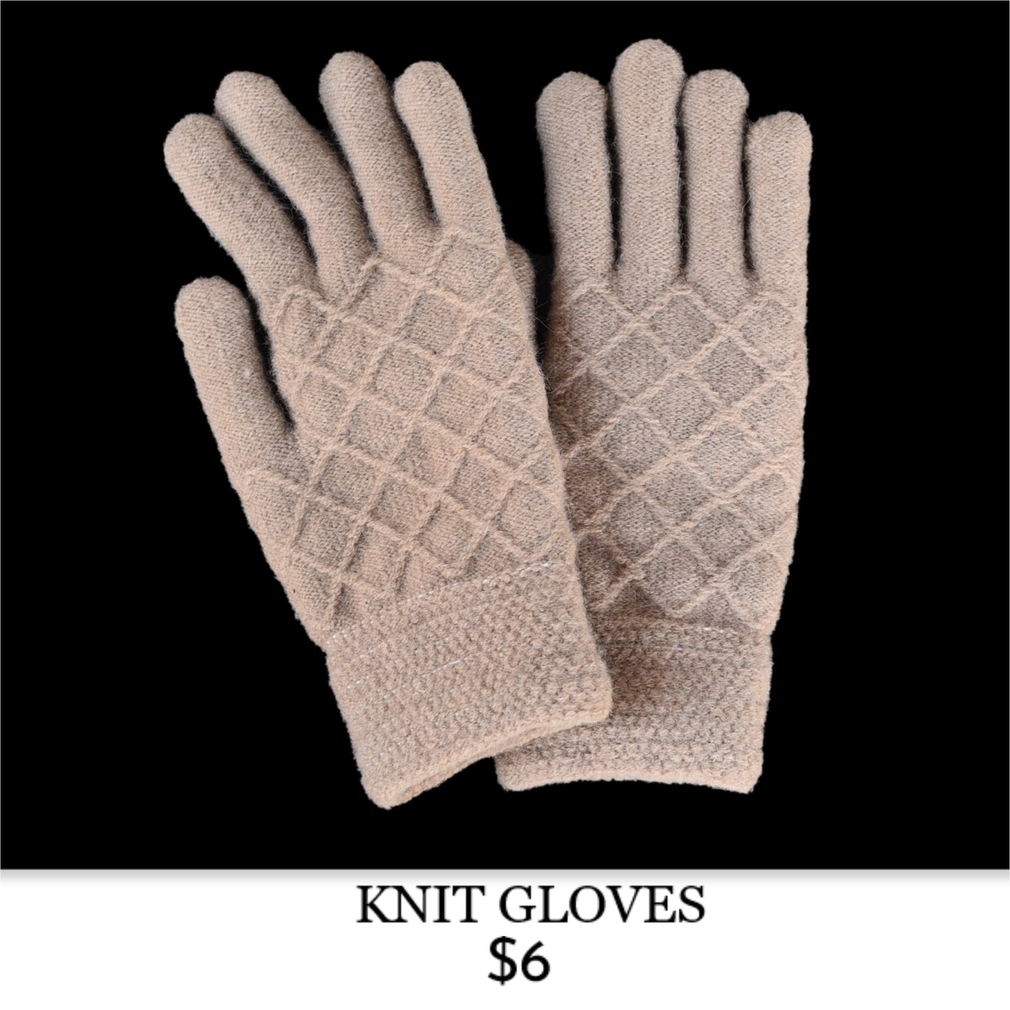 KNIT GLOVES