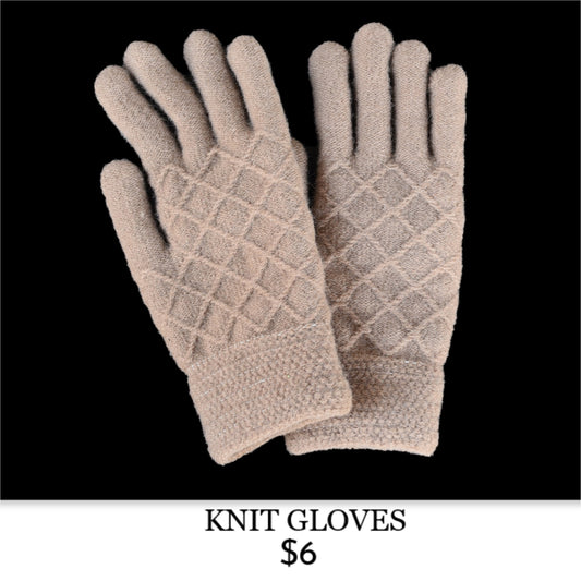 KNIT GLOVES