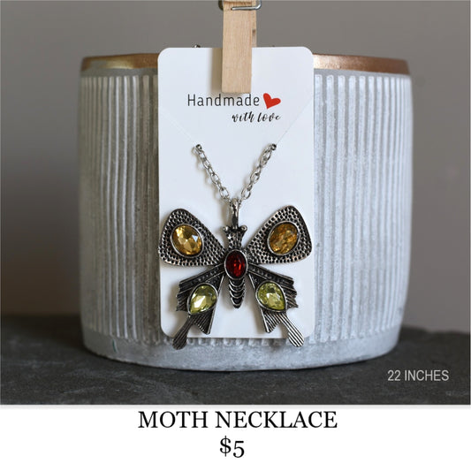 MOTH - BUTTERFLY NECKLACE
