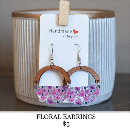 FLORAL EARRINGS