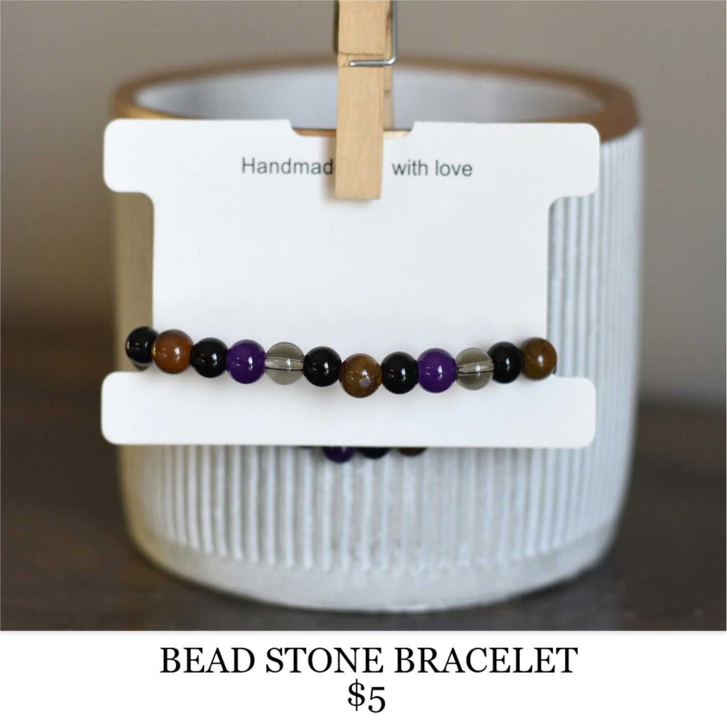 BEAD STONE BRACELET