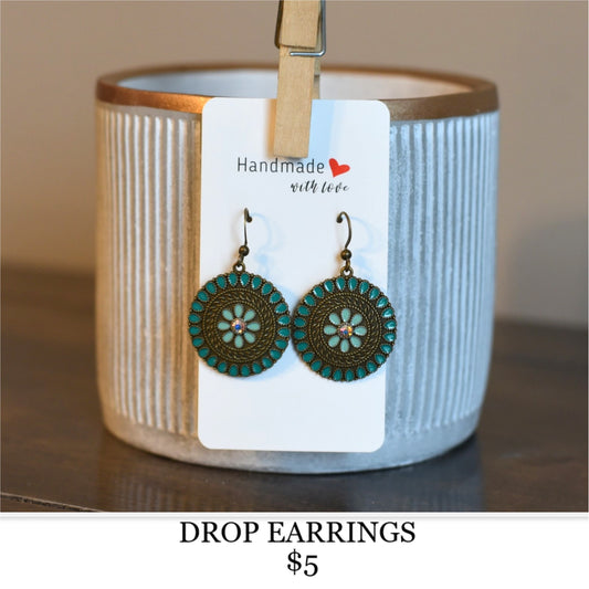 DROP EARRINGS
