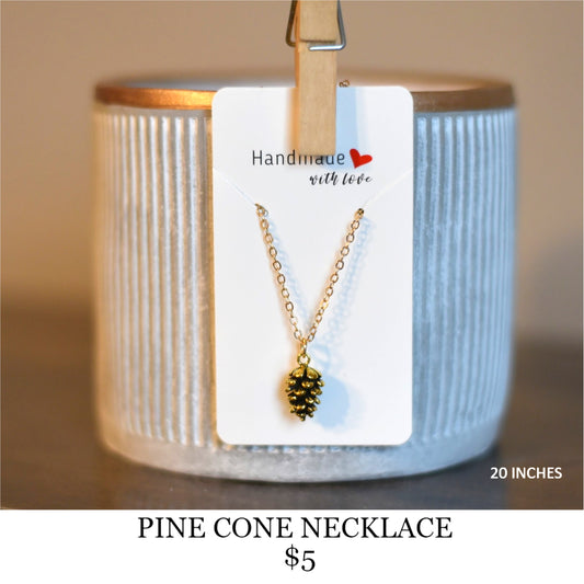 PINE CONE NECKLACE