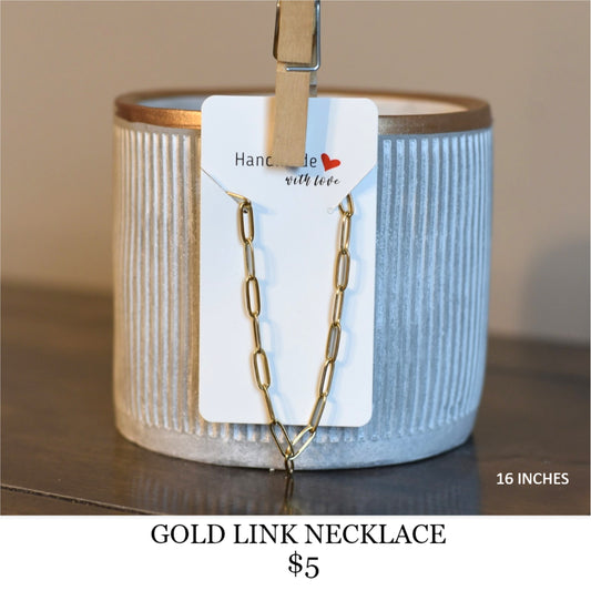 GOLD LINK NECKLACE