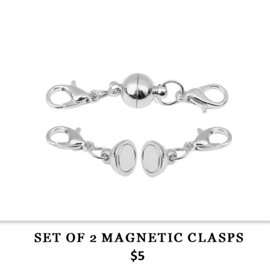 SET OF 2 MAGNETIC CLASPS - NECKLACE/BRACELET