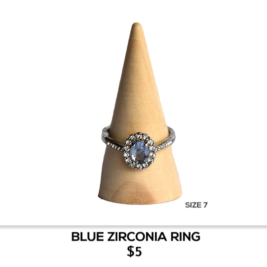 BLUE ZIRCONIA RING