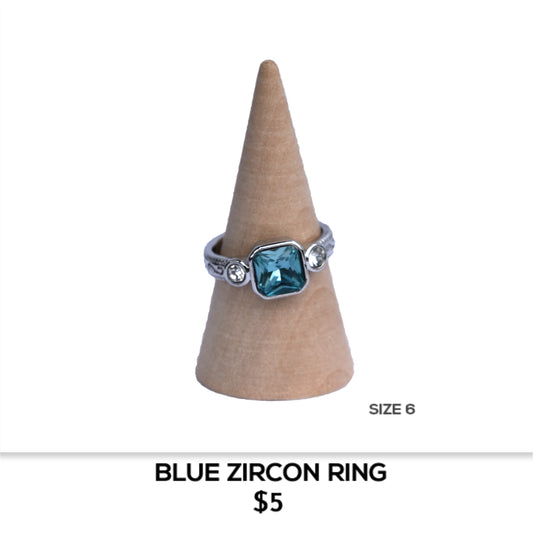 BLUE ZIRCON RING