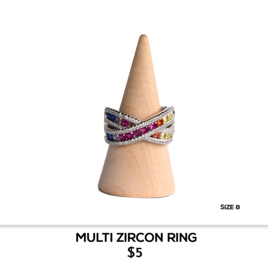 MULTI ZIRCON RING