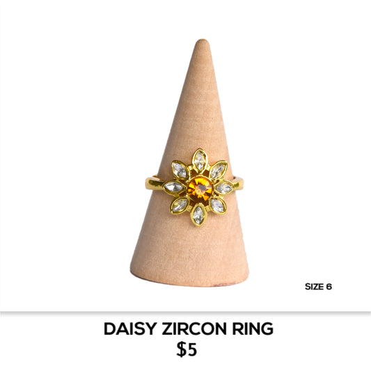 DAISY ZIRCON RING