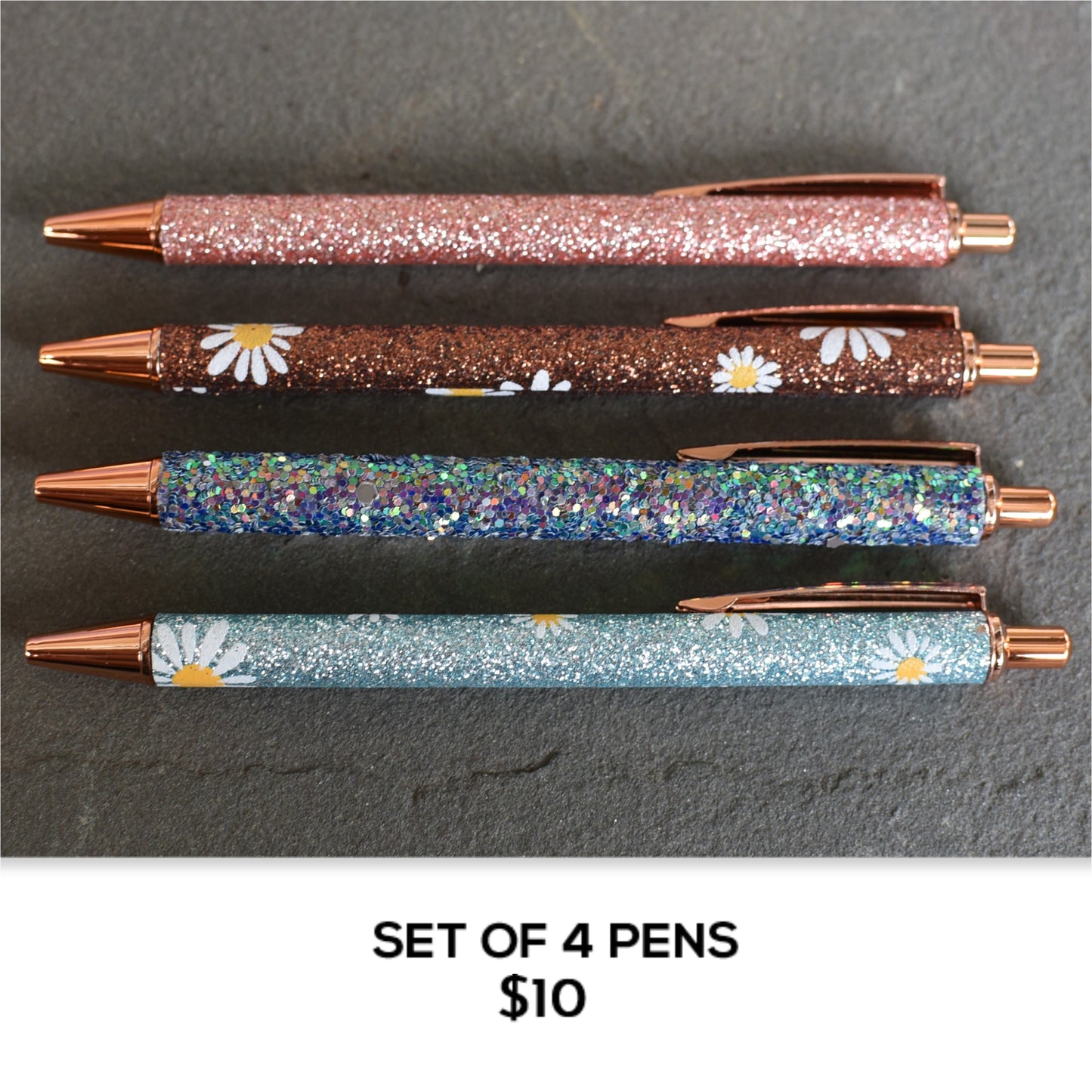 SET OF 4 PENS -DAISY