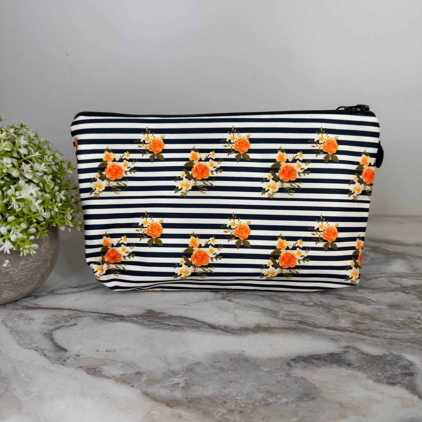 Pouch - Floral Stripe