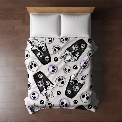 Blanket Halloween #8 - Coffee Skull White - PREORDER ends 7/25