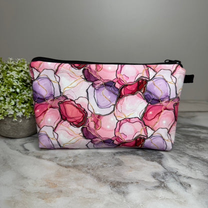 Pouch - Marble Purple Pink