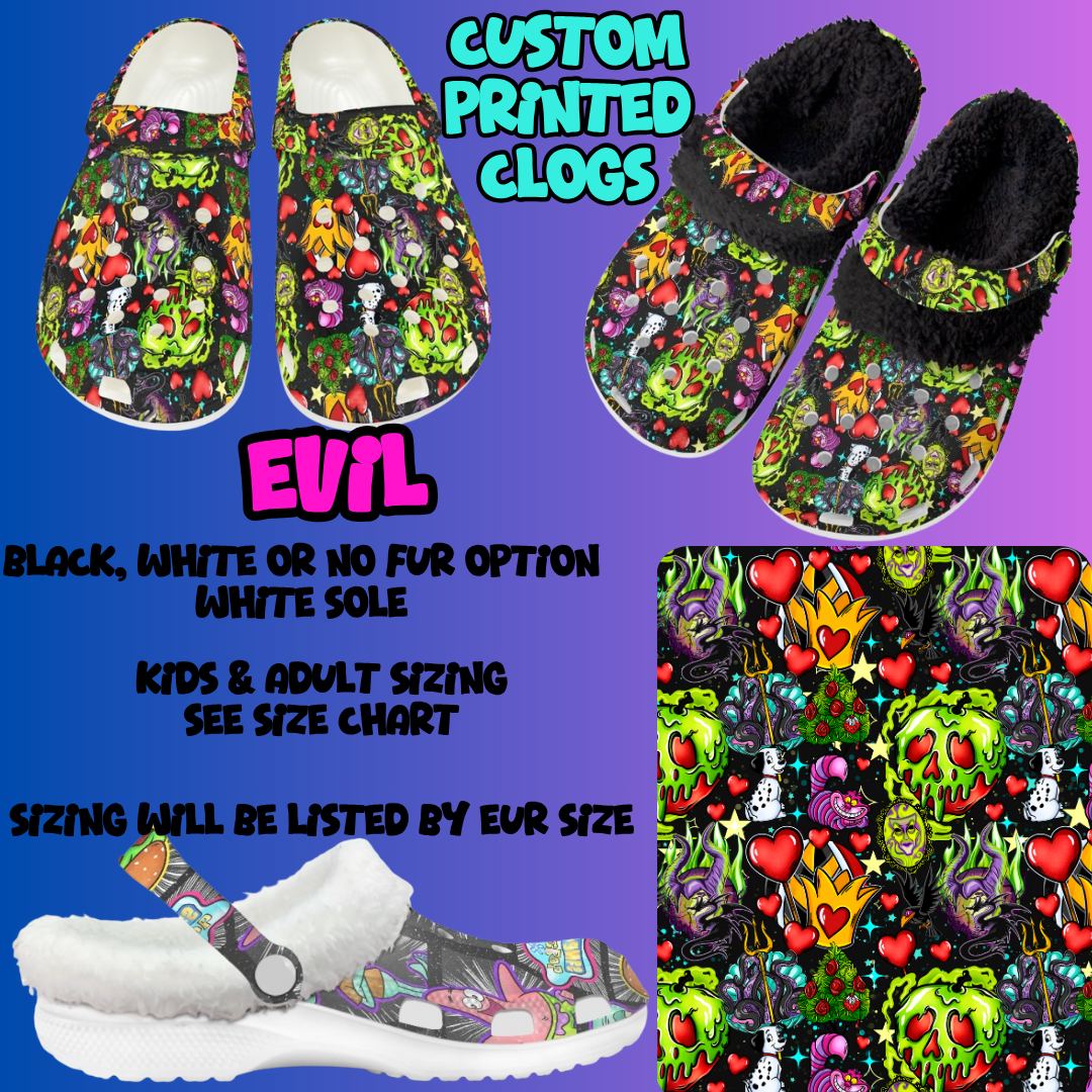 EVIL-CLOG 7 RUN-PREORDER CLOSING 10/17