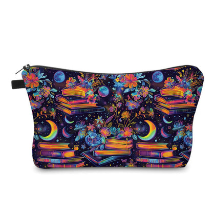 Pouch - Books Neon Galaxy Moon