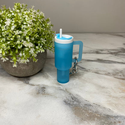 Keychain - Lip Balm Tumbler #3 Frosted Glow-In-The-Dark