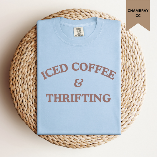 Iced Coffee & Thrifting Tee.