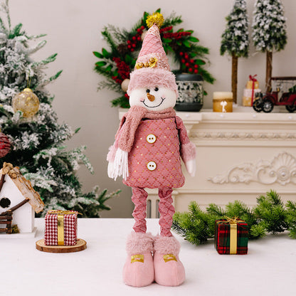 Telescopic Standing Christmas Decor - Pink & Gold - PREORDER 10/3-10/6