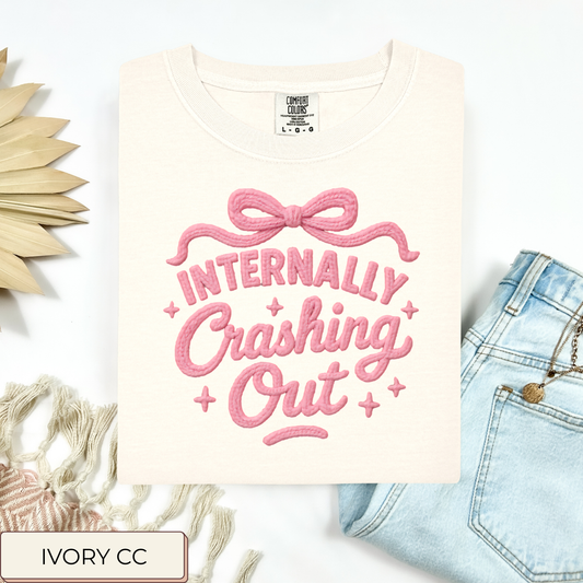 Faux Yarn Internally Crashing Out Tee.