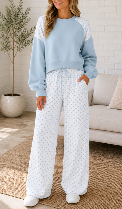 Polka Dot Patchwork Set
