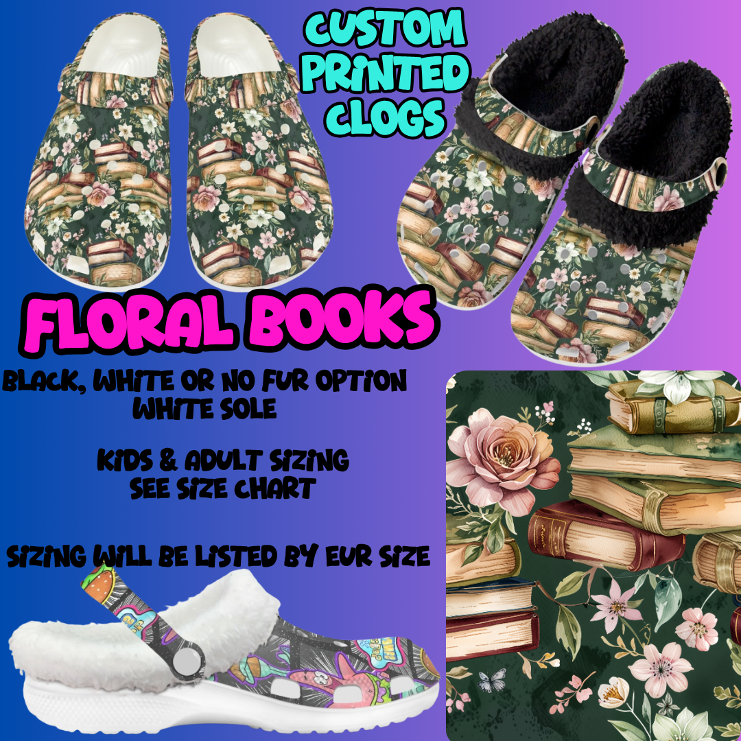 FLORAL BOOKS-CLOG 7 RUN-PREORDER CLOSING 10/17