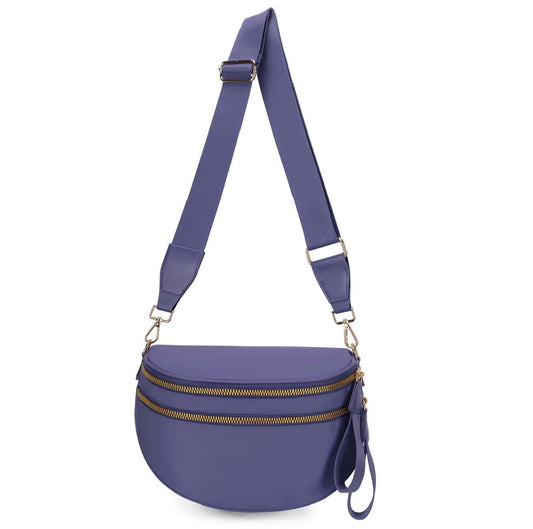 The Roni Nylon Crossbody - Solid Cloud Purple - PREORDER