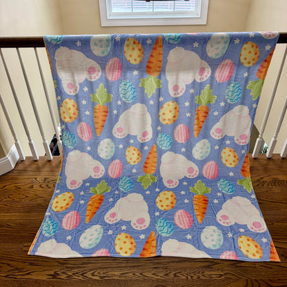 Blanket - Easter - Carrot Bunny Egg