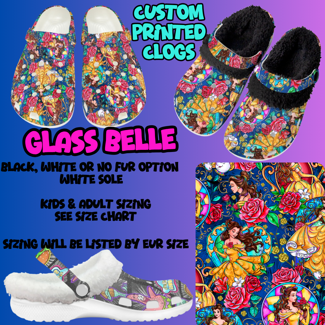 GLASS BELLE-CLOG 7 RUN-PREORDER CLOSING 10/17