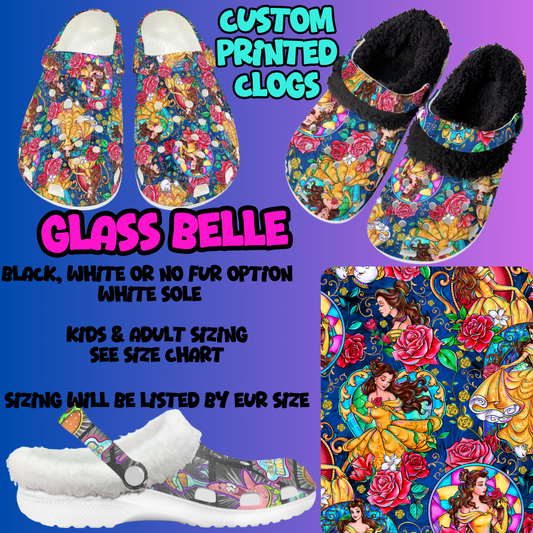 GLASS BELLE-CLOG 7 RUN-PREORDER CLOSING 10/17