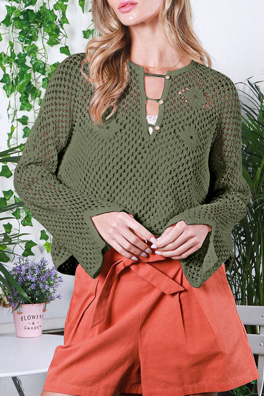 Open Knit Sweater FB